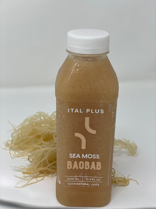Sea Moss Baobab Juice – 4 Pack (500ml Bottles)