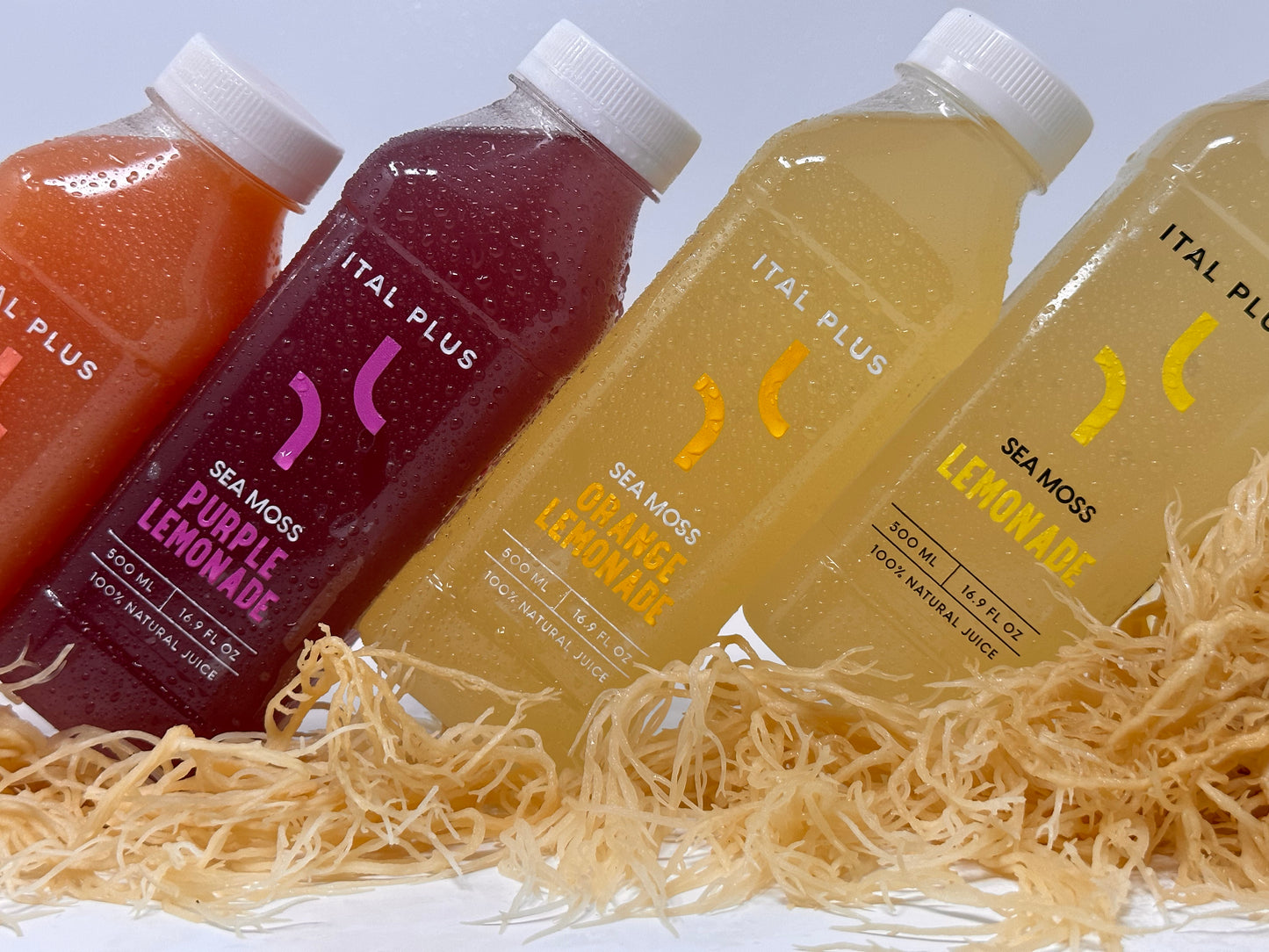 Sea Moss Orange Lemonade Juice – 4 Pack (500ml Bottles)